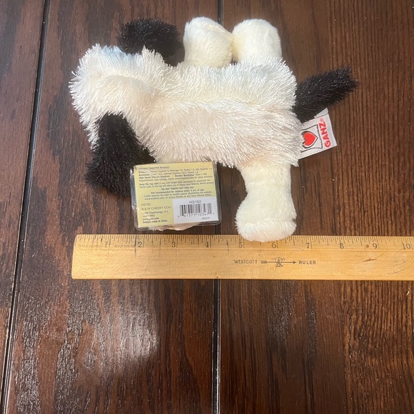 Ganz Webkinz Lil’Kinz B&W Cheeky Dog HS192 Plush Stuffed Animal - Picture 10 of 11